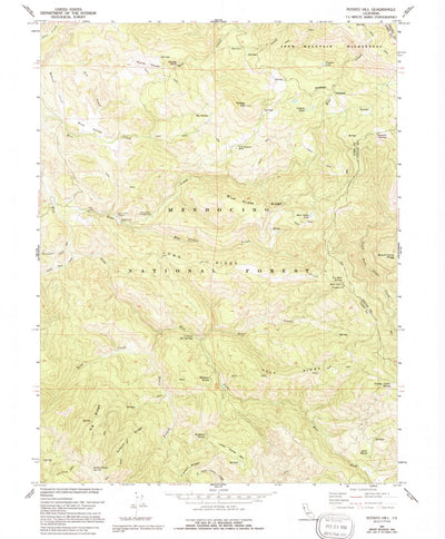 United States Geological Survey Potato Hill, CA (1967, 24000-Scale) digital map