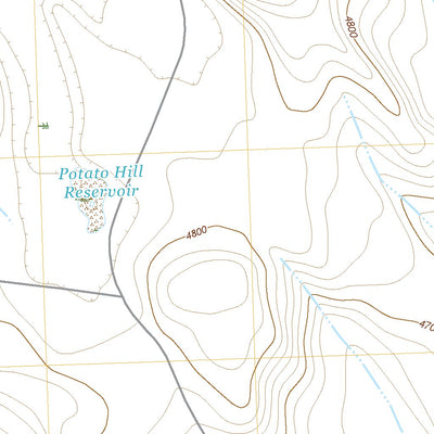 United States Geological Survey Potato Hills, OR (2020, 24000-Scale) digital map