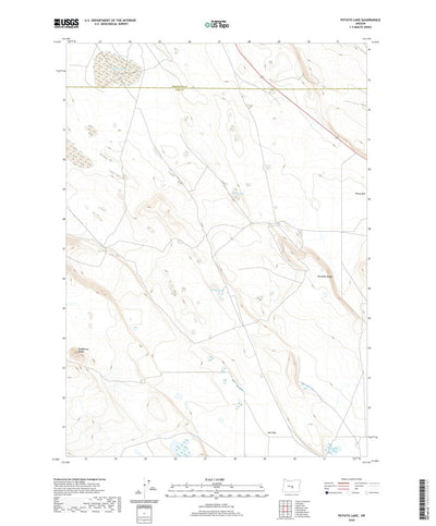 United States Geological Survey Potato Lake, OR (2020, 24000-Scale) digital map