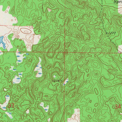 United States Geological Survey Potato Lake, WI (1971, 24000-Scale) digital map