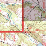 United States Geological Survey Potato Lakes, MT (1996, 24000-Scale) digital map