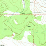 United States Geological Survey Potato Wash NE, AZ (1971, 24000-Scale) digital map