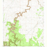 United States Geological Survey Potato Wash North, AZ (1971, 24000-Scale) digital map