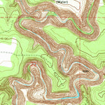 United States Geological Survey Potato Wash North, AZ (1971, 24000-Scale) digital map