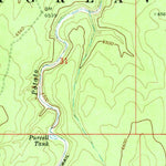 United States Geological Survey Potato Wash South, AZ (1971, 24000-Scale) digital map
