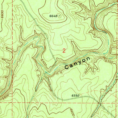 United States Geological Survey Potato Wash South, AZ (1971, 24000-Scale) digital map