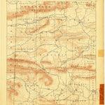 United States Geological Survey Poteau Mountain, AR-OK (1890, 125000-Scale) digital map