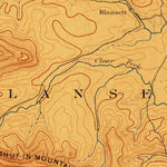 United States Geological Survey Poteau Mountain, AR-OK (1899, 125000-Scale) digital map