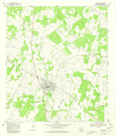 United States Geological Survey Poteet, TX (1968, 24000-Scale) digital map