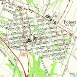 United States Geological Survey Poteet, TX (1968, 24000-Scale) digital map