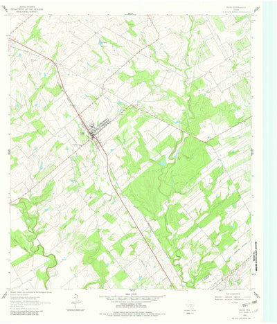 United States Geological Survey Poth, TX (1961, 24000-Scale) digital map