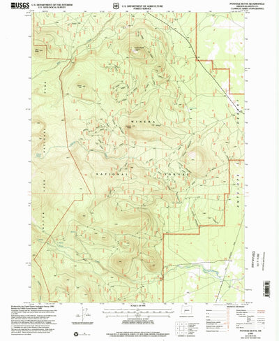 United States Geological Survey Pothole Butte, OR (1999, 24000-Scale) digital map