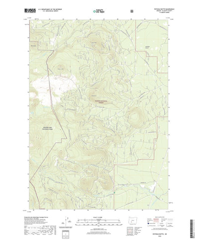 United States Geological Survey Pothole Butte, OR (2020, 24000-Scale) digital map