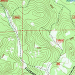 United States Geological Survey Pothole Valley, CA (1993, 24000-Scale) digital map