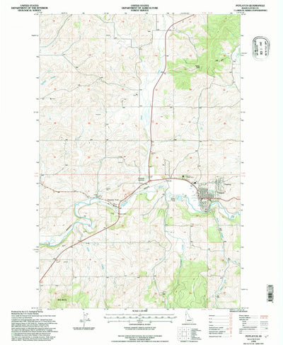 United States Geological Survey Potlatch, ID (1994, 24000-Scale) digital map
