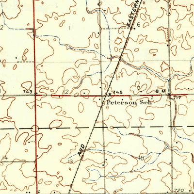 United States Geological Survey Potomac, IL (1936, 62500-Scale) digital map