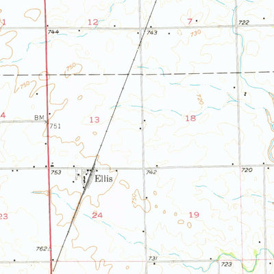 United States Geological Survey Potomac, IL (1957, 62500-Scale) digital map