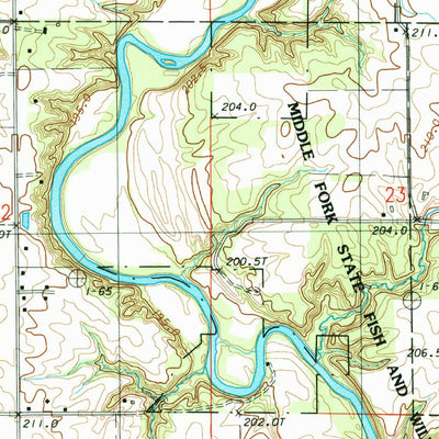United States Geological Survey Potomac, IL (1984, 24000-Scale) digital map