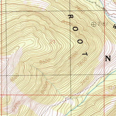 United States Geological Survey Potosi Peak, MT (1988, 24000-Scale) digital map