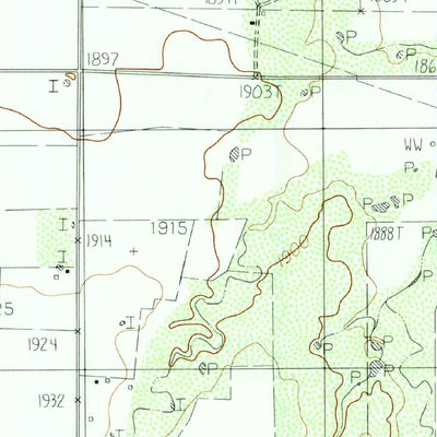 United States Geological Survey Potosi, TX (1984, 24000-Scale) digital map