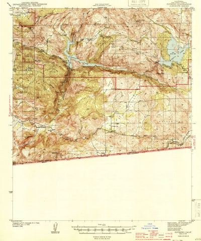 United States Geological Survey Potrero, CA (1944, 62500-Scale) digital map