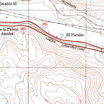 United States Geological Survey Potrero, CA (1996, 24000-Scale) digital map