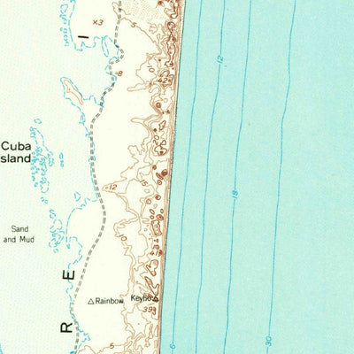 United States Geological Survey Potrero Cortado, TX (1955, 62500-Scale) digital map