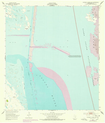 United States Geological Survey Potrero Lopeno SW, TX (1952, 24000-Scale) digital map