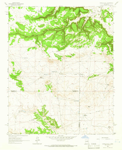 United States Geological Survey Potrillo Hill, NM (1963, 24000-Scale) digital map
