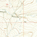 United States Geological Survey Potrillo Hill, NM (1963, 24000-Scale) digital map