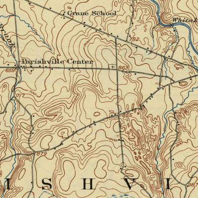 United States Geological Survey Potsdam, NY (1908, 62500-Scale) digital map