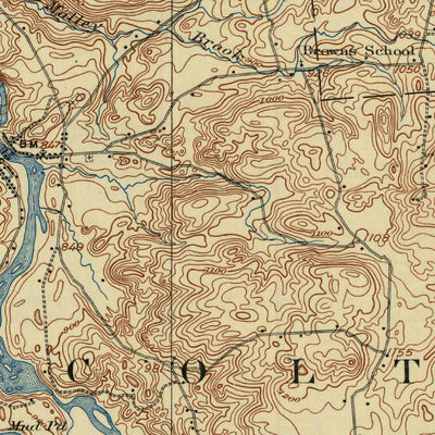 United States Geological Survey Potsdam, NY (1908, 62500-Scale) digital map