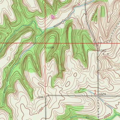 United States Geological Survey Potter, KS (1960, 24000-Scale) digital map
