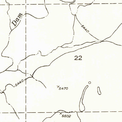 United States Geological Survey Potter Mesa Tank, AZ (1955, 24000-Scale) digital map
