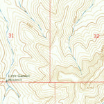 United States Geological Survey Potter Mountain, AZ (1958, 24000-Scale) digital map