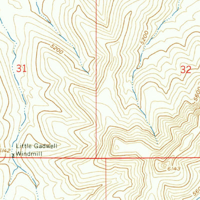 United States Geological Survey Potter Mountain, AZ (1958, 24000-Scale) digital map