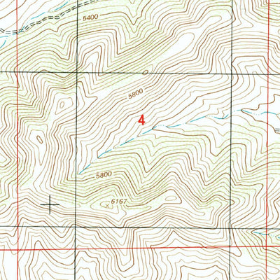 United States Geological Survey Potter Mountain, AZ (1996, 24000-Scale) digital map