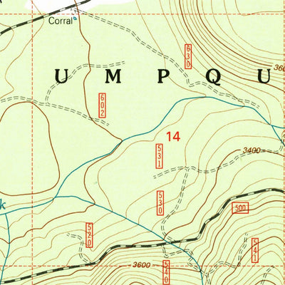 United States Geological Survey Potter Mountain, OR (1998, 24000-Scale) digital map