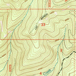 United States Geological Survey Potter Mountain, OR (1998, 24000-Scale) digital map