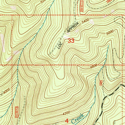 United States Geological Survey Potter Mountain, OR (1998, 24000-Scale) digital map