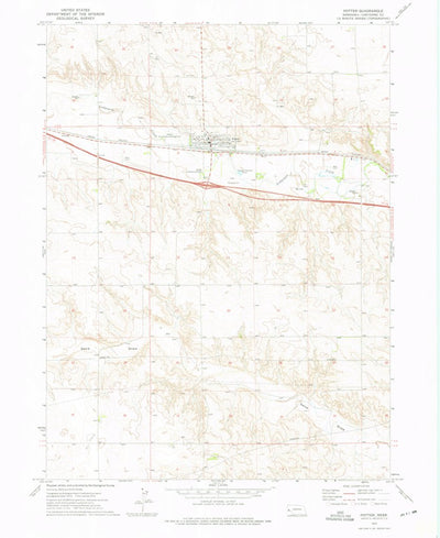United States Geological Survey Potter, NE (1972, 24000-Scale) digital map