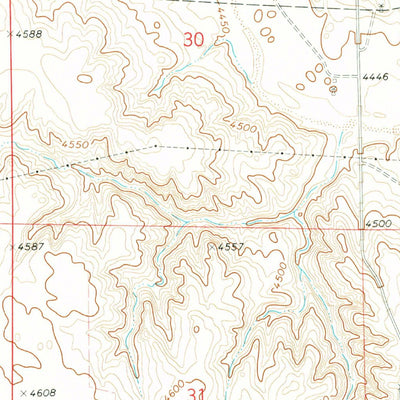 United States Geological Survey Potter, NE (1972, 24000-Scale) digital map
