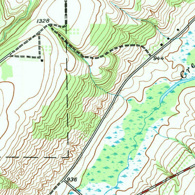 United States Geological Survey Potter, NY (1942, 24000-Scale) digital map