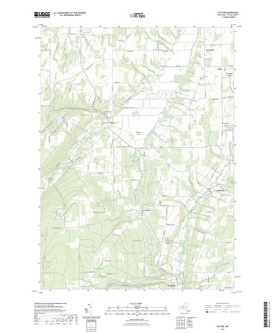 United States Geological Survey Potter, NY (2023, 24000-Scale) digital map