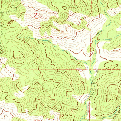 United States Geological Survey Potter Valley, CA (1960, 24000-Scale) digital map