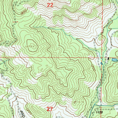 United States Geological Survey Potter Valley, CA (1996, 24000-Scale) digital map