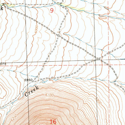 United States Geological Survey Potters Creek, UT (1991, 24000-Scale) digital map