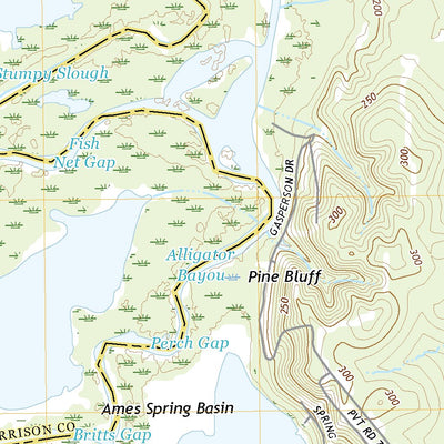 United States Geological Survey Potters Point, TX (2022, 24000-Scale) digital map