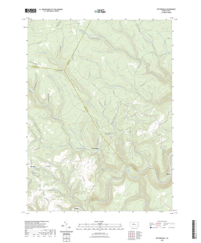 United States Geological Survey Pottersdale, PA (2023, 24000-Scale) digital map