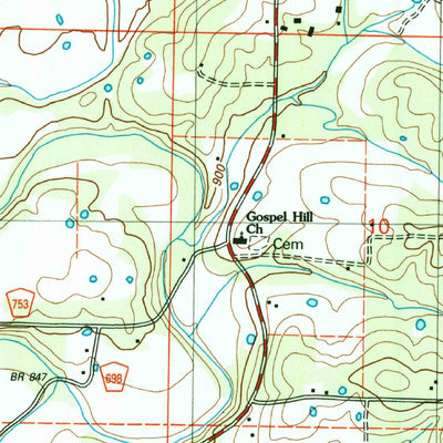 United States Geological Survey Pottersville, MO (2004, 24000-Scale) digital map
